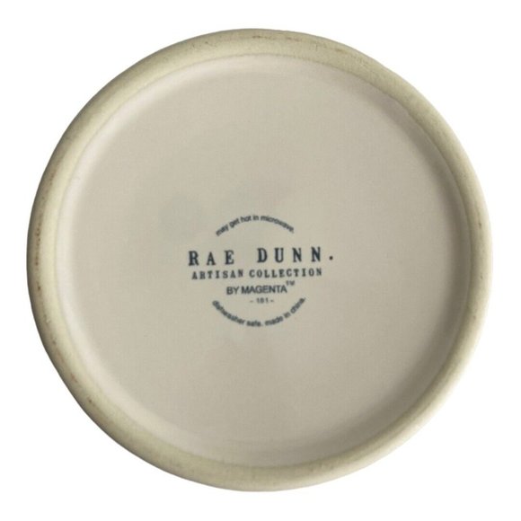 Rae Dunn MERRY CATMAS Cat Food Water Dish Red White 5" Christmas Holiday NEW - Picture 13 of 13